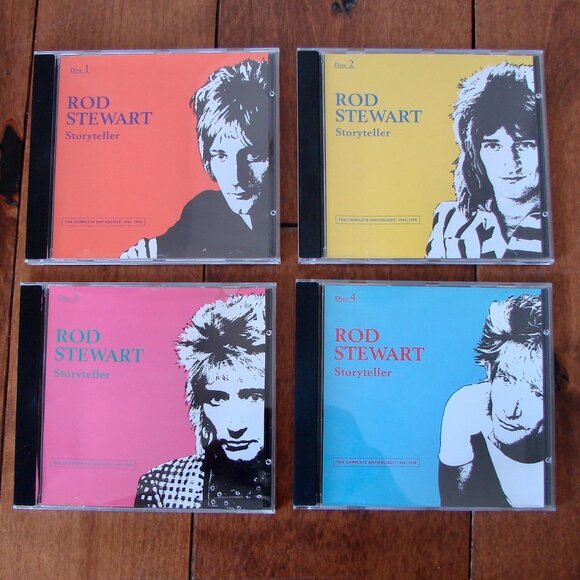Rod Stewart Storyteller The Complete Anthology 1964 - 1990 4 CD Box Set ~ MINT - Picture 9 of 16